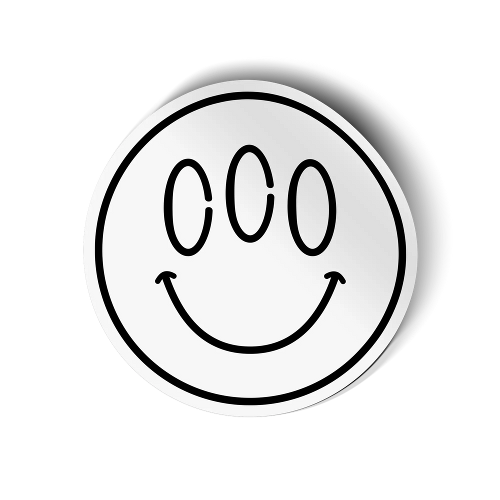 Smiles Logo Sticker